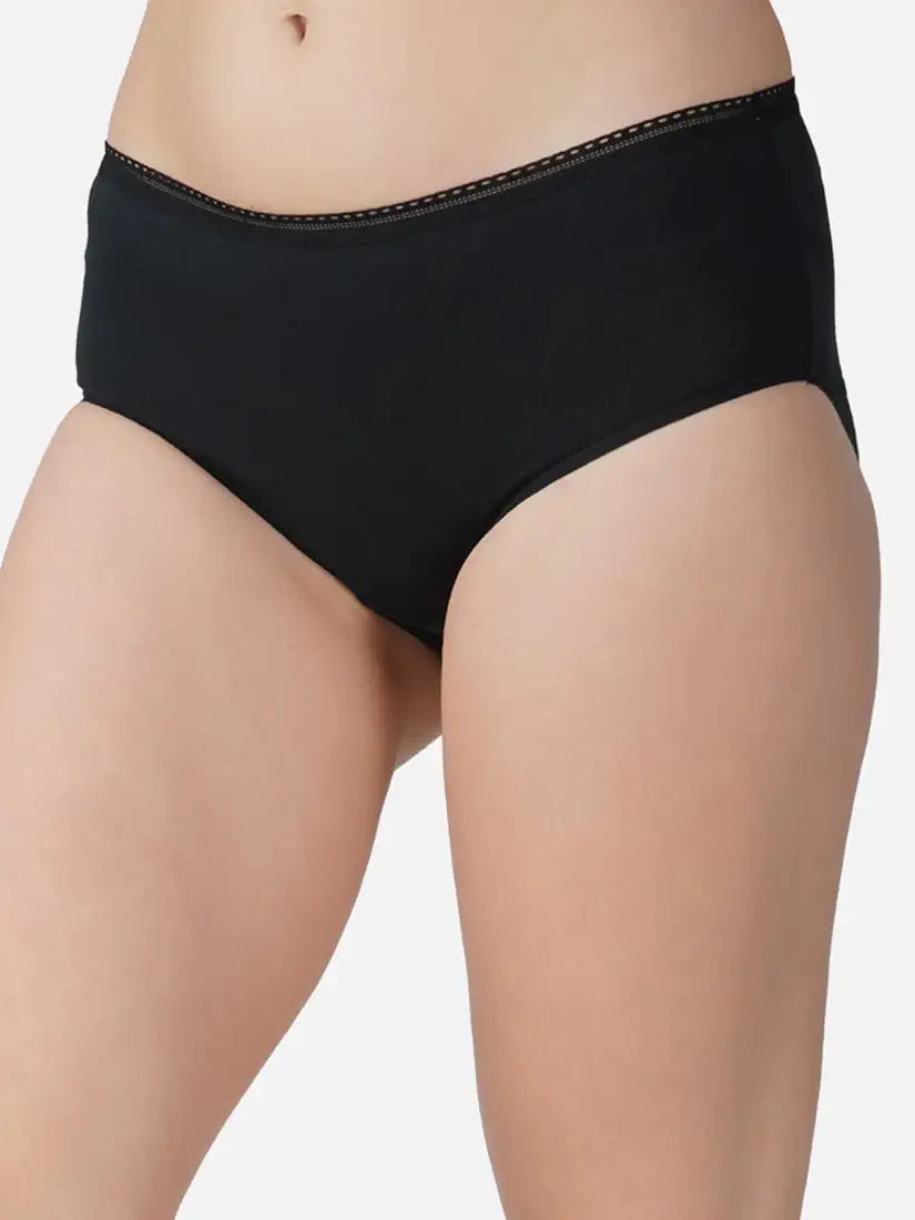 Thread Sutra Women’s Premium Cotton Panties | Antimicrobial & Breathable | Everyday Comfort with Amazing Fit | Soft Fabric Innerwear for All-Day Freshness & Hygiene | Hipster | Pack of 1 |