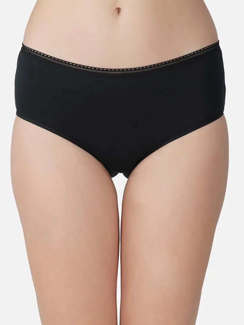 Thread Sutra Women’s Premium Cotton Panties | Antimicrobial & Breathable | Everyday Comfort with Amazing Fit | Soft Fabric Innerwear for All-Day Freshness & Hygiene | Hipster | Pack of 1 |