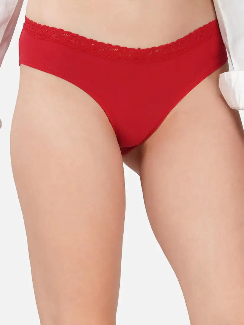 Thread Sutra Women’s Premium Cotton Panties | Antimicrobial & Breathable | Everyday Comfort with Amazing Fit | Soft Fabric Innerwear for All-Day Freshness & Hygiene | Bikini | Pack of 2 |