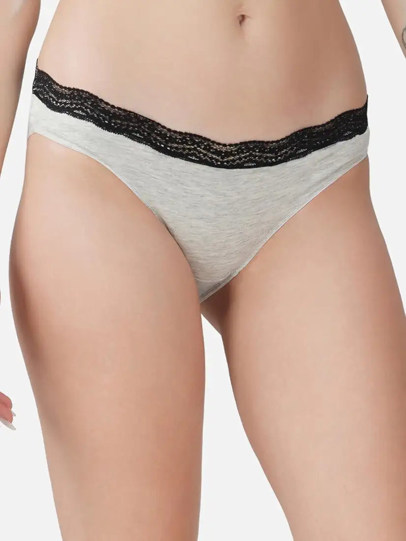 Thread Sutra Women’s Premium Cotton Panties | Antimicrobial & Breathable | Everyday Comfort with Amazing Fit | Soft Fabric Innerwear for All-Day Freshness & Hygiene | Bikini | Pack of 1 |