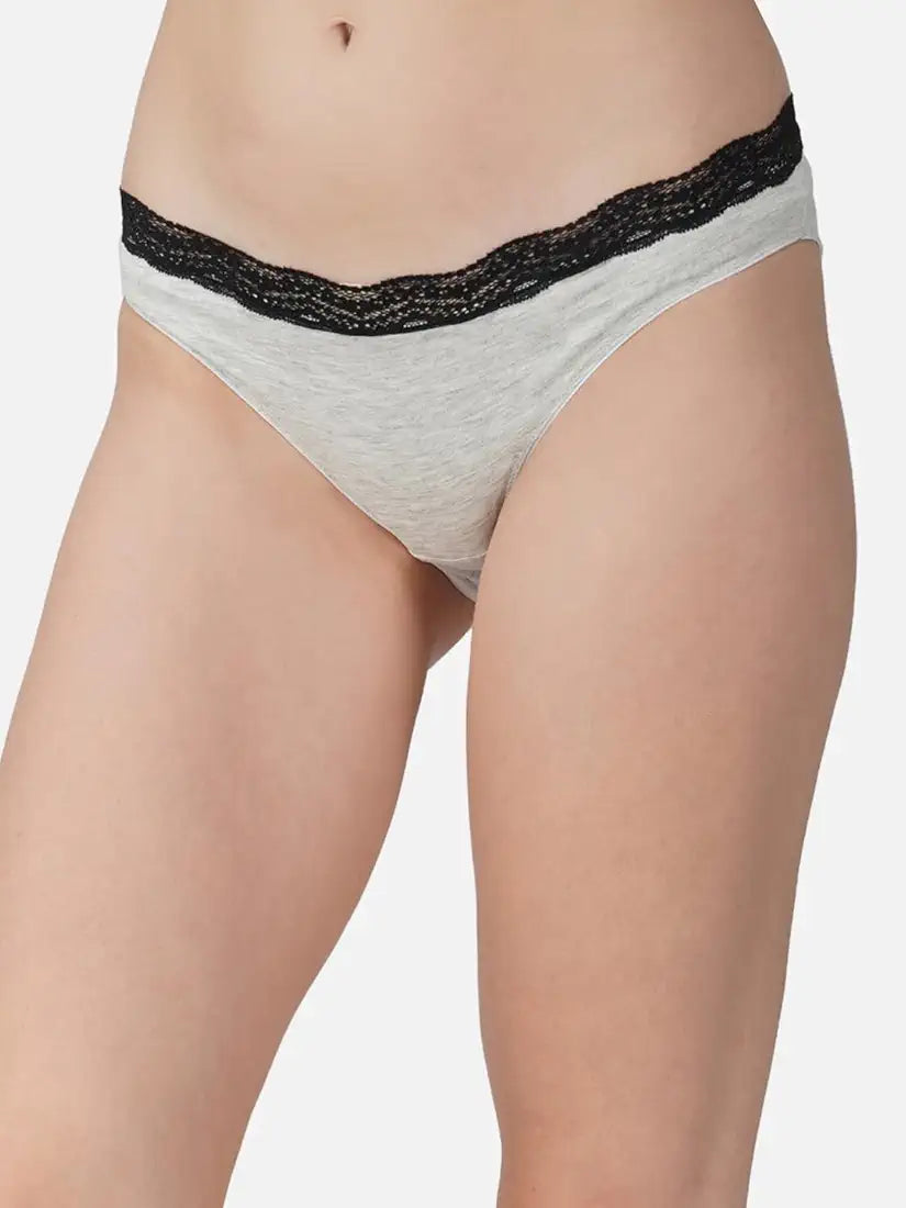 Thread Sutra Women’s Premium Cotton Panties | Antimicrobial & Breathable | Everyday Comfort with Amazing Fit | Soft Fabric Innerwear for All-Day Freshness & Hygiene | Bikini | Pack of 1 |