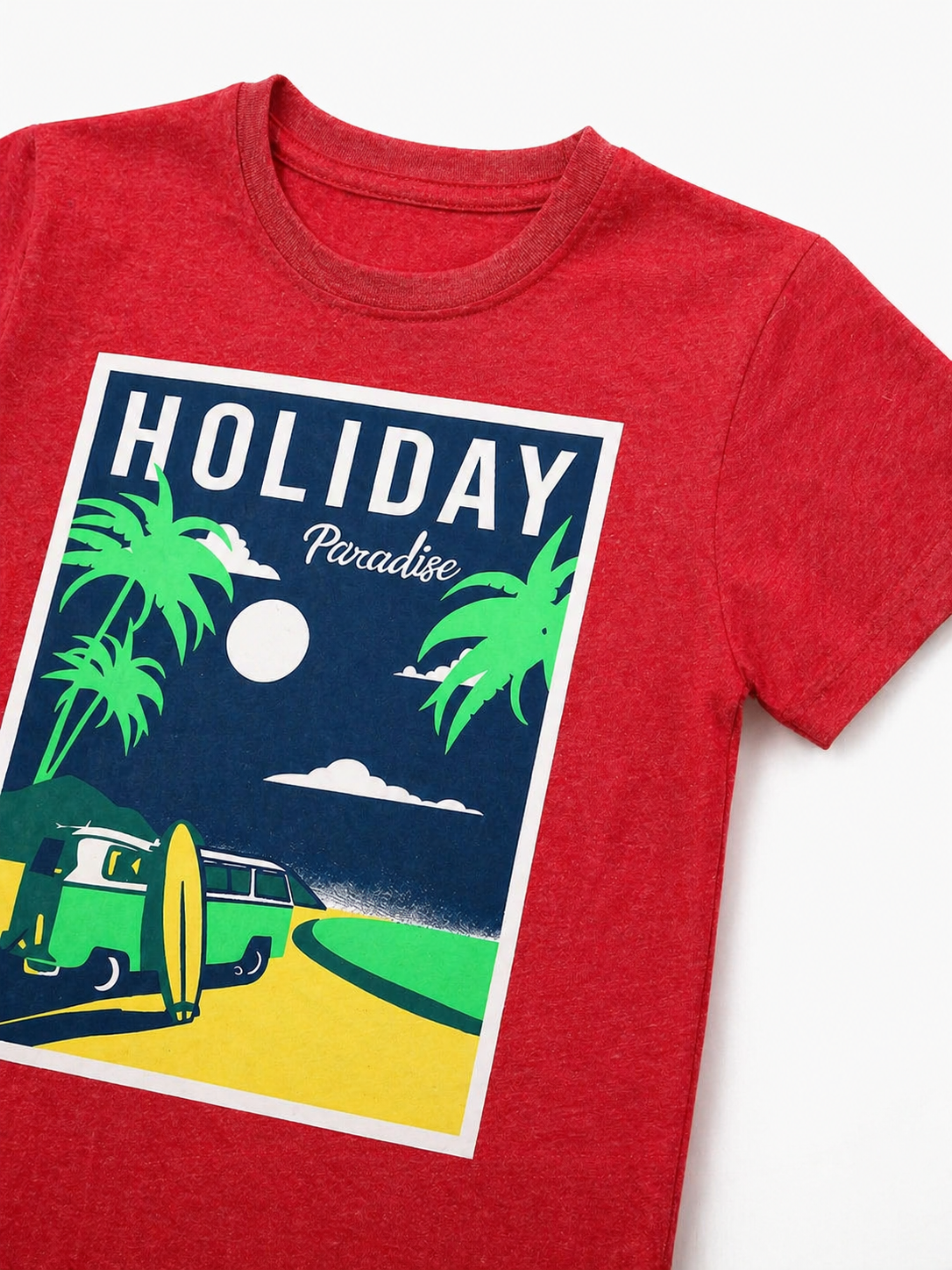 Red Holiday Kids Tee