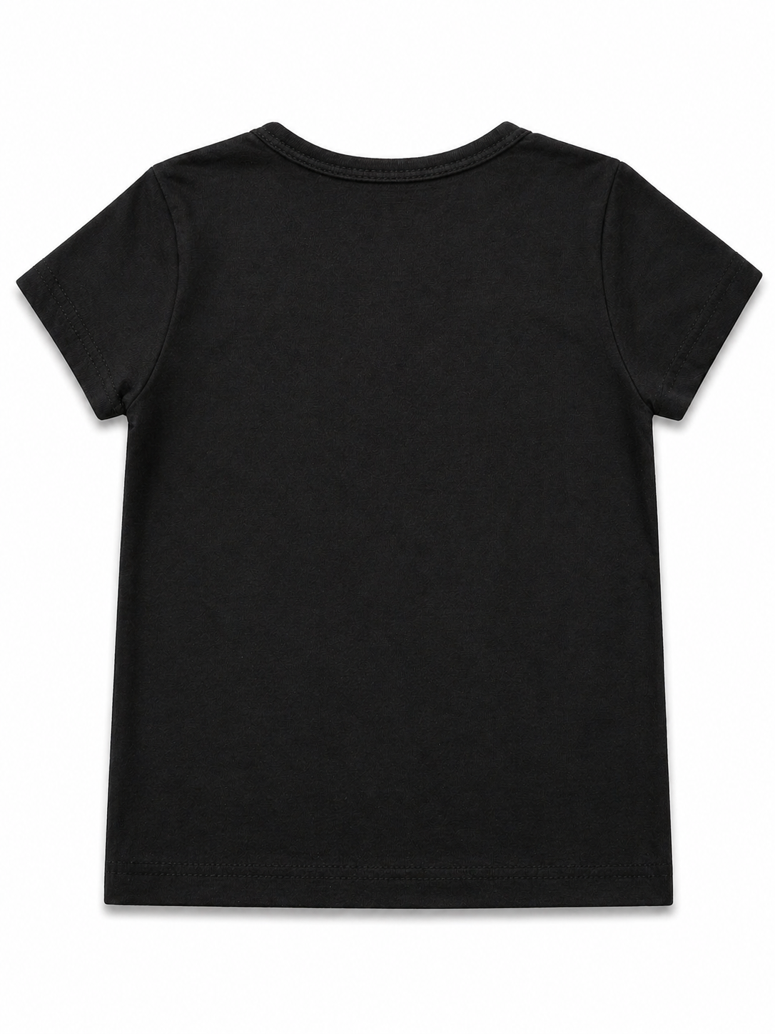 Black Printed Hippity Hopitty Kids Tee