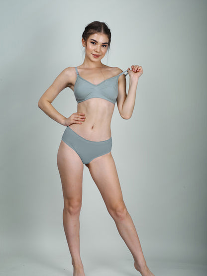 Cotton Bra for Women | Non-Padded Non-Wired | Full Coverage | Adjustable Straps | Back Closure | Adjustable Straps | Daily Wear Comfortable Bra | Pack of 1