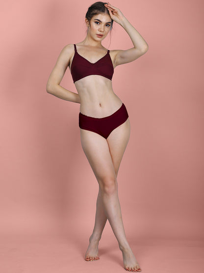 Cotton Bra for Women | Non-Padded Non-Wired | Full Coverage | Adjustable Straps | Back Closure | Adjustable Straps | Daily Wear Comfortable Bra | Pack of 1
