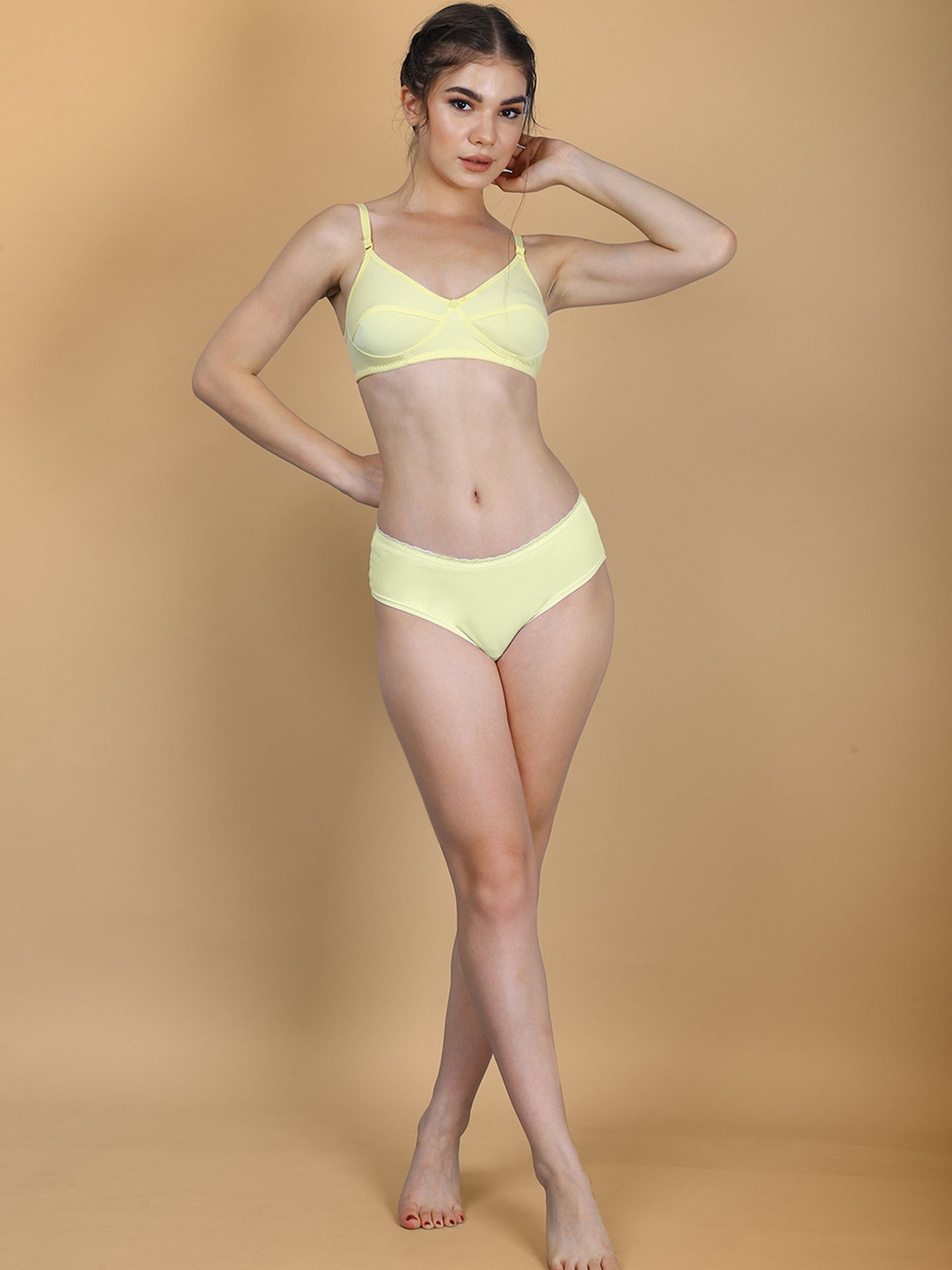 Cotton Bra for Women | Non-Padded Non-Wired | Full Coverage | Adjustable Straps | Back Closure | Adjustable Straps | Daily Wear Comfortable Bra | Pack of 1