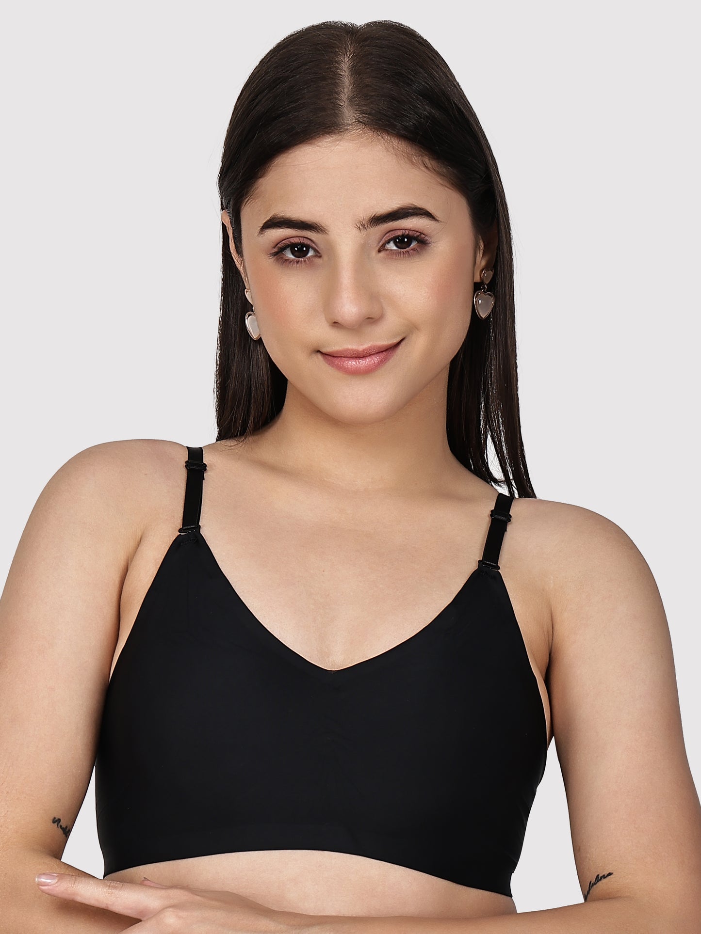 Non-Wired Padded Seamless Bonded Full Coverage T-Shirt Bra In