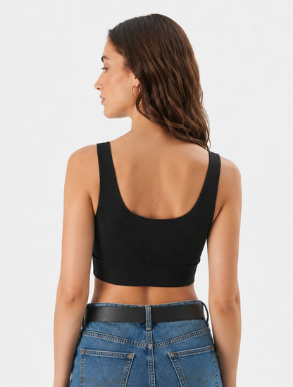 THREAD SUTRA Women’s Seamless Polyamide Sports Bra