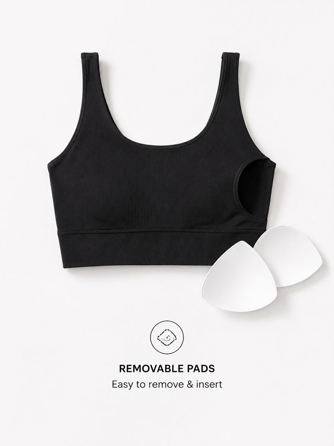 THREAD SUTRA Women’s Seamless Polyamide Sports Bra