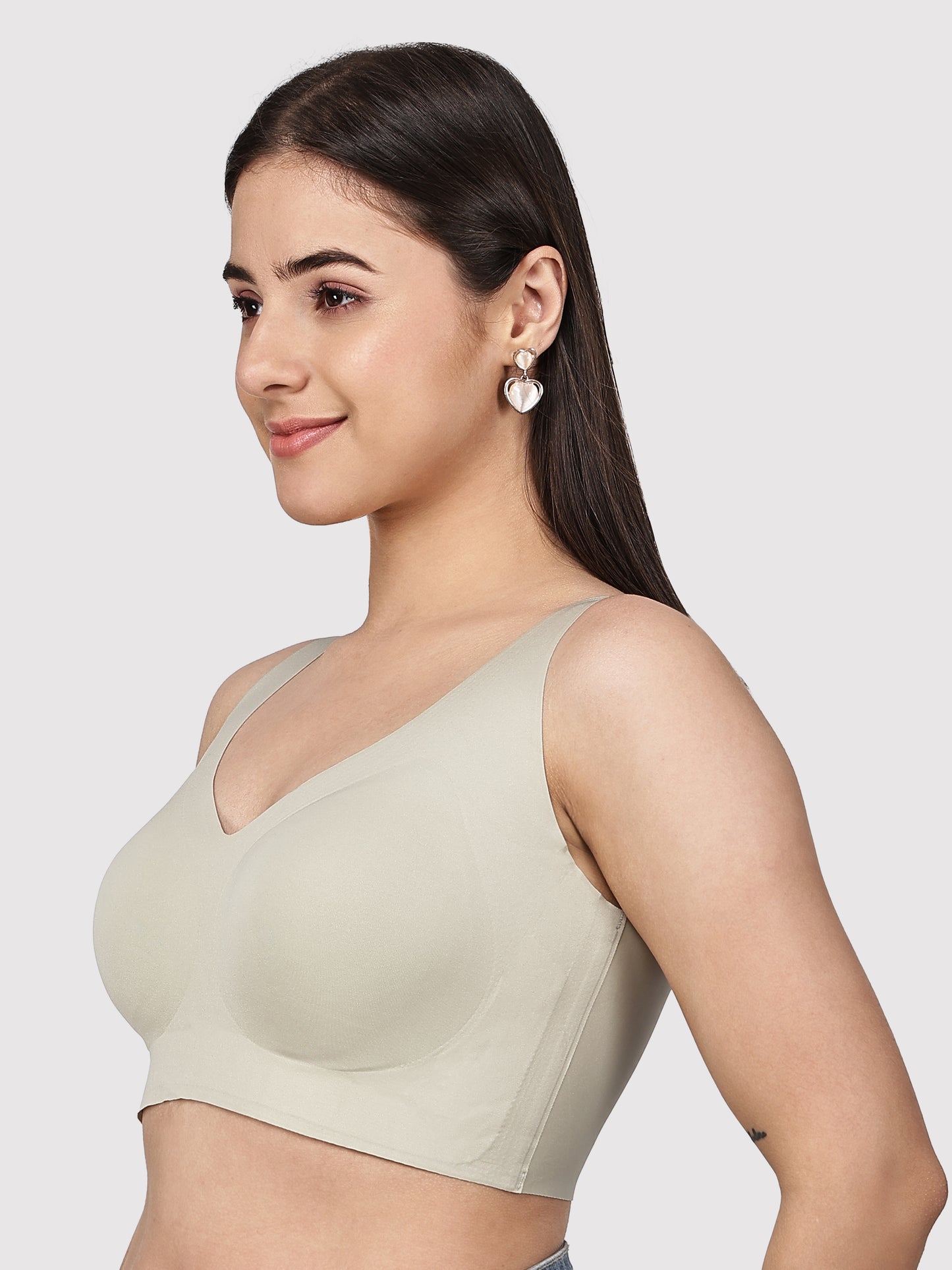 Women Supportive Seamless Padded Full Coverage Pull-on Bra