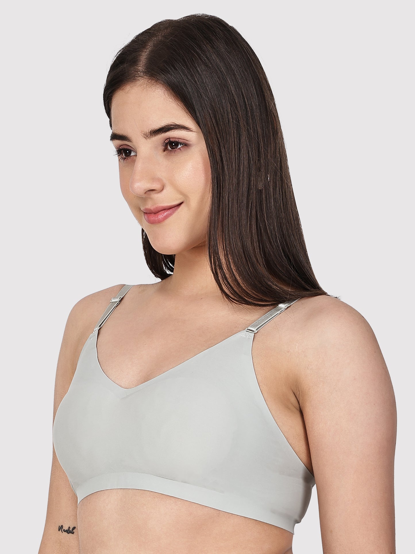Non-Wired Padded Seamless Bonded Full Coverage T-Shirt Bra In