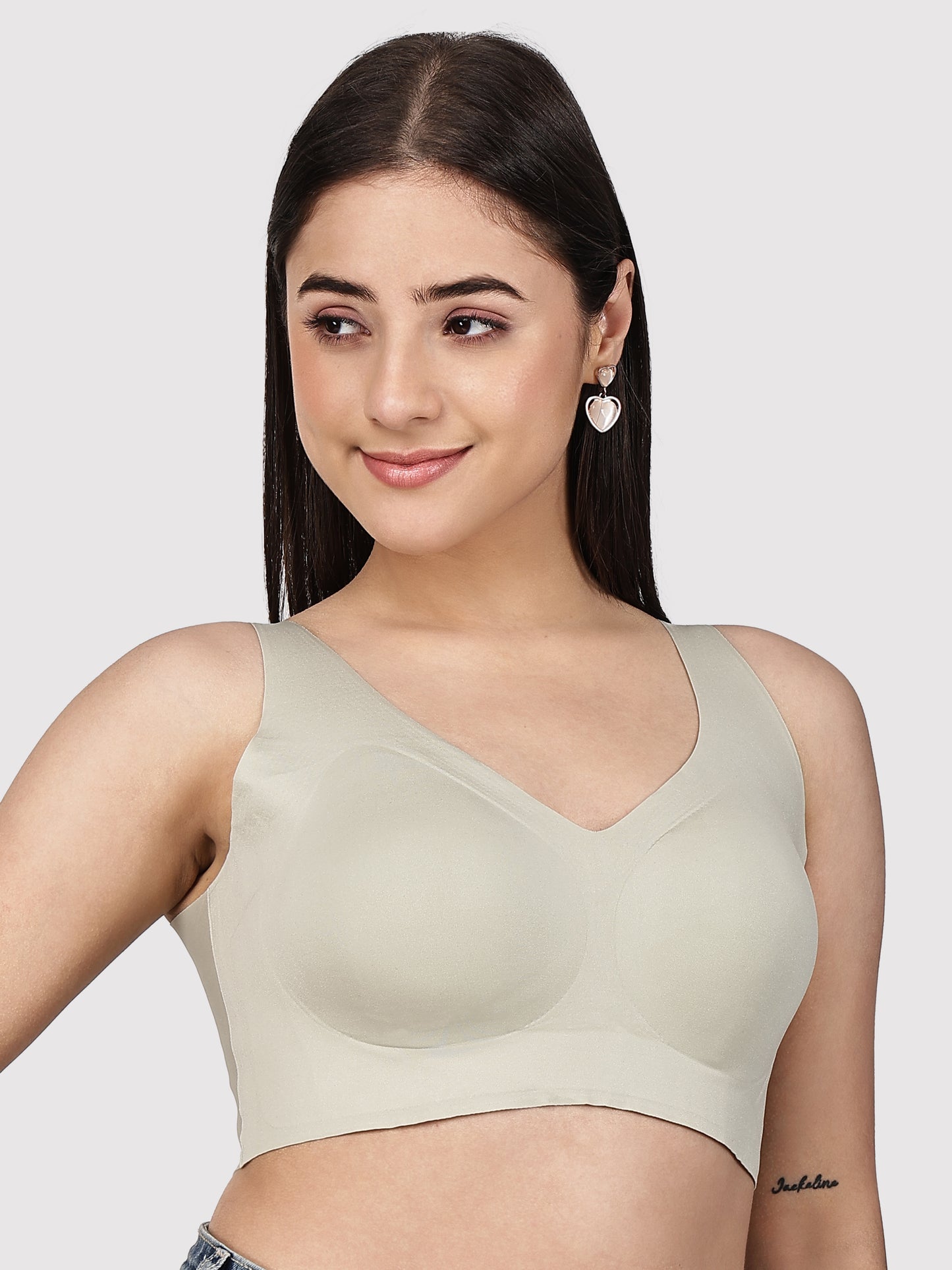 Women Supportive Seamless Padded Full Coverage Pull-on Bra