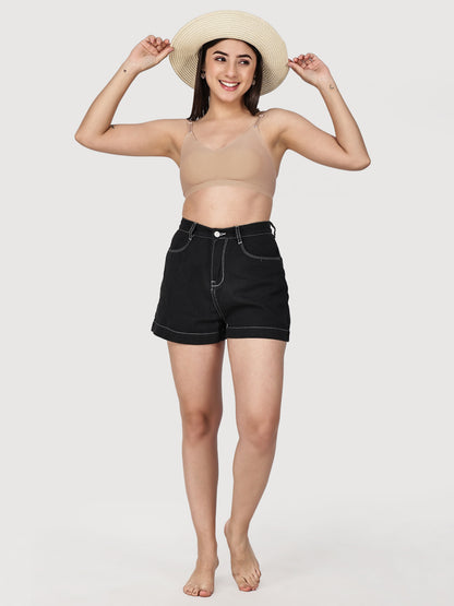 Non-Wired Padded Seamless Bonded Full Coverage T-Shirt Bra In