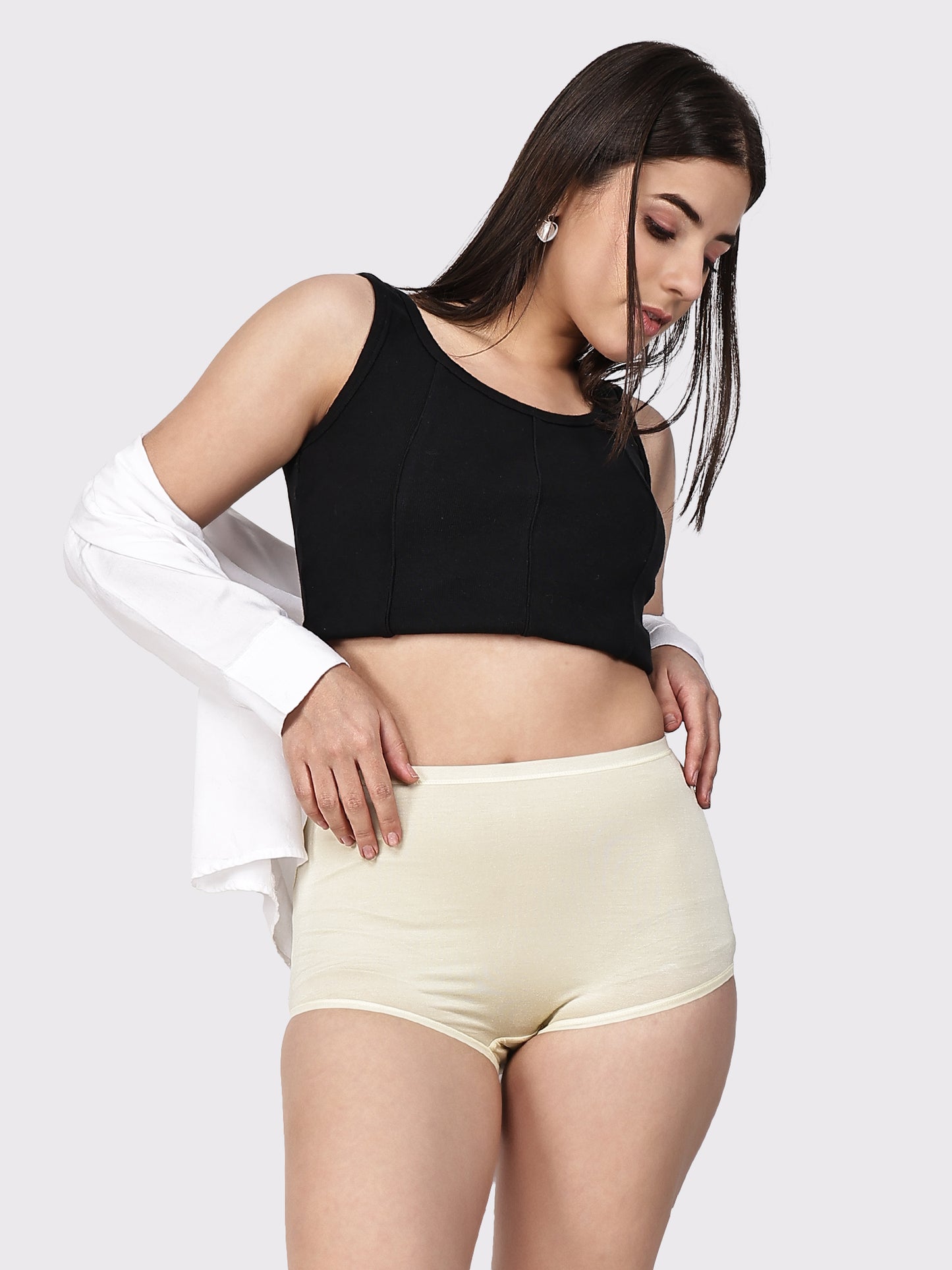 Thread Sutra Women’s Ultra Soft Micro Modal Boy Shorts Panty
