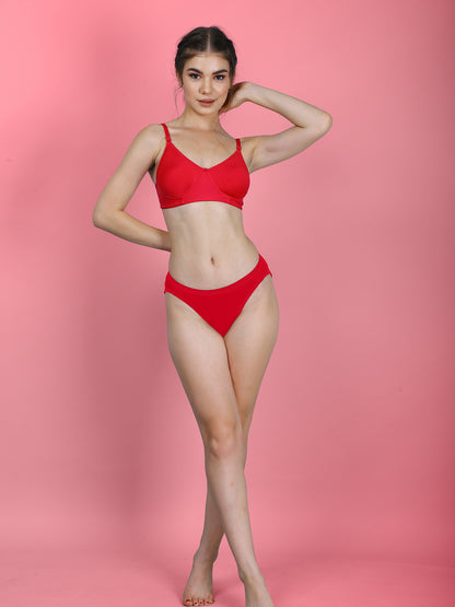 Thred Sutra Women's Seamless Non-Padded Cotton Everyday Bra