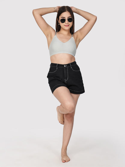 Non-Wired Padded Seamless Bonded Full Coverage T-Shirt Bra In