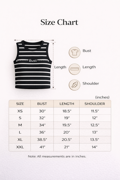 Thread Sutra Casual Ribbed Crop Top for Women Combo Pack
