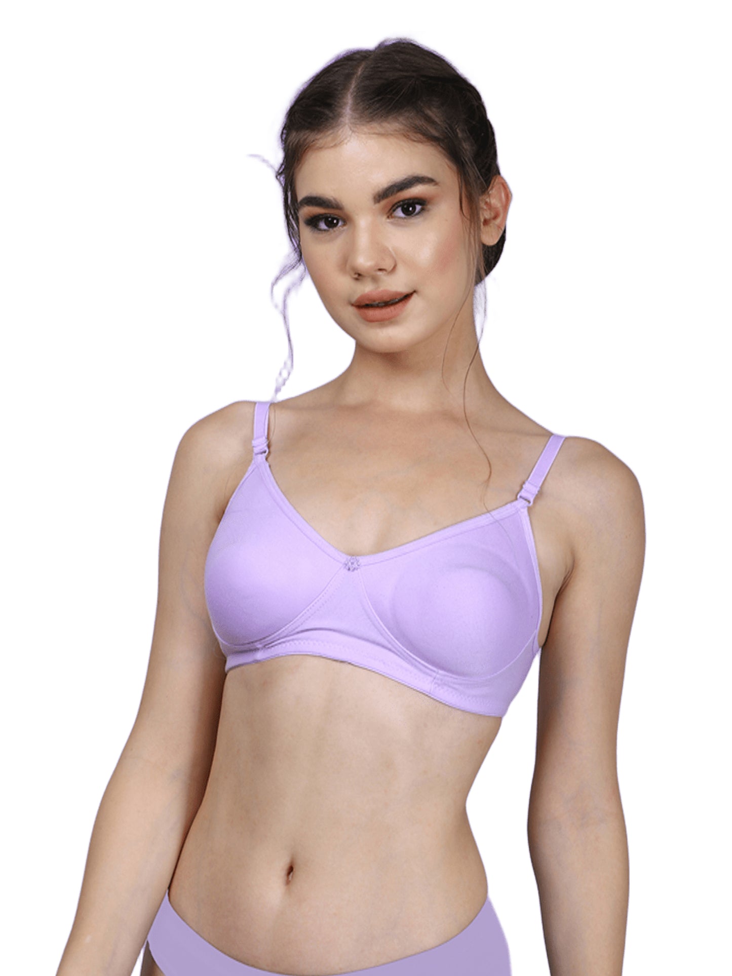 Thred Sutra Women's Seamless Non-Padded Cotton Everyday Bra
