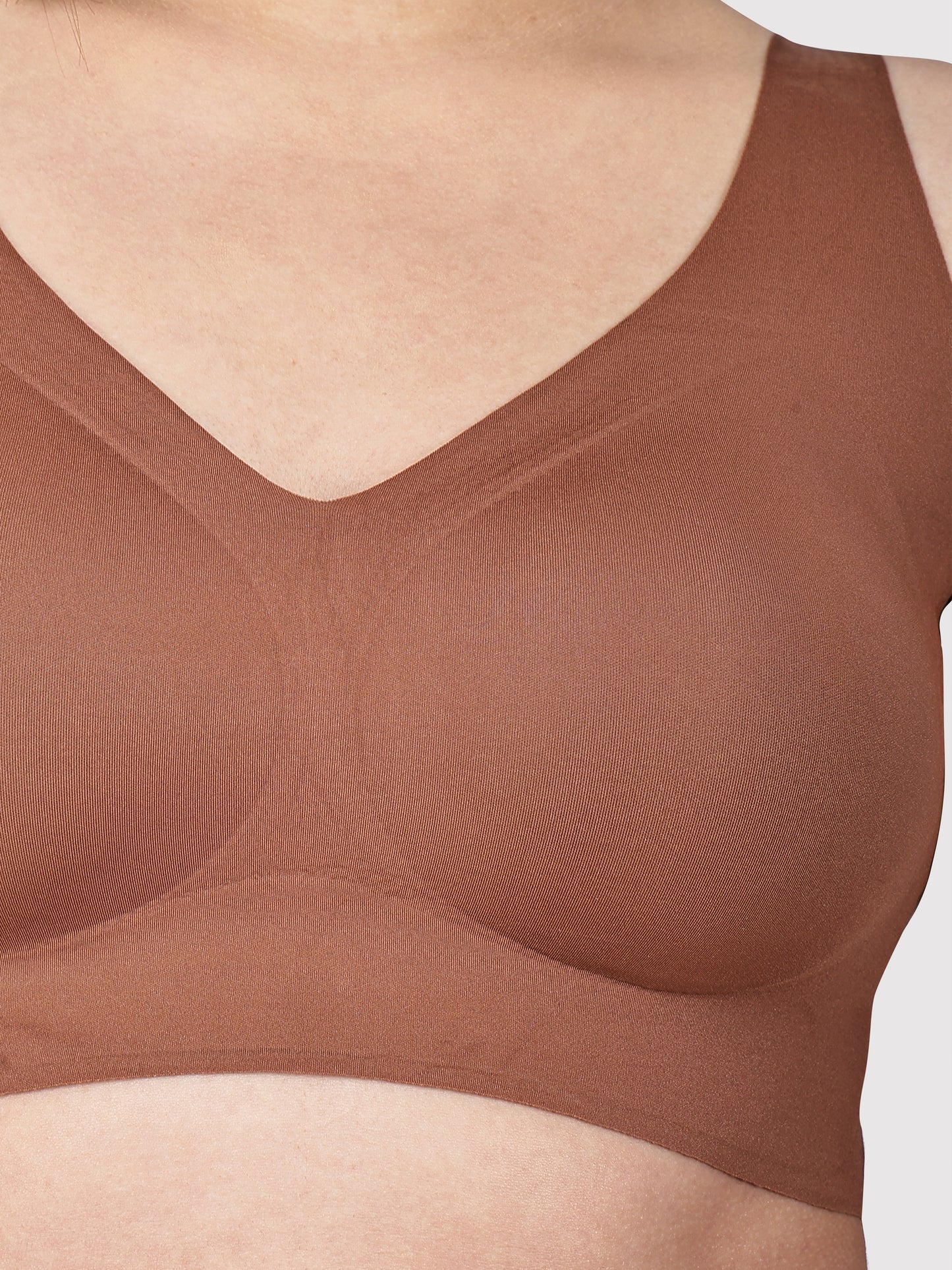 Women Supportive Seamless Padded Full Coverage Pull-on Bra