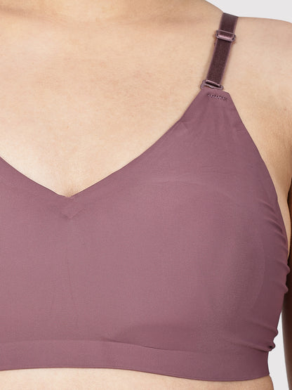Non-Wired Padded Seamless Bonded Full Coverage T-Shirt Bra In