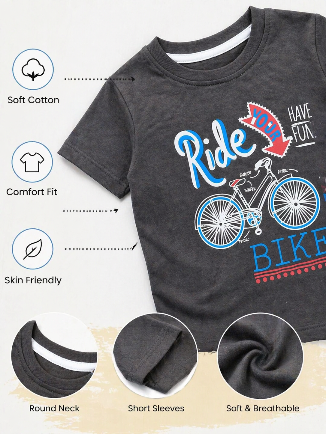Ride Bike Kids Tee