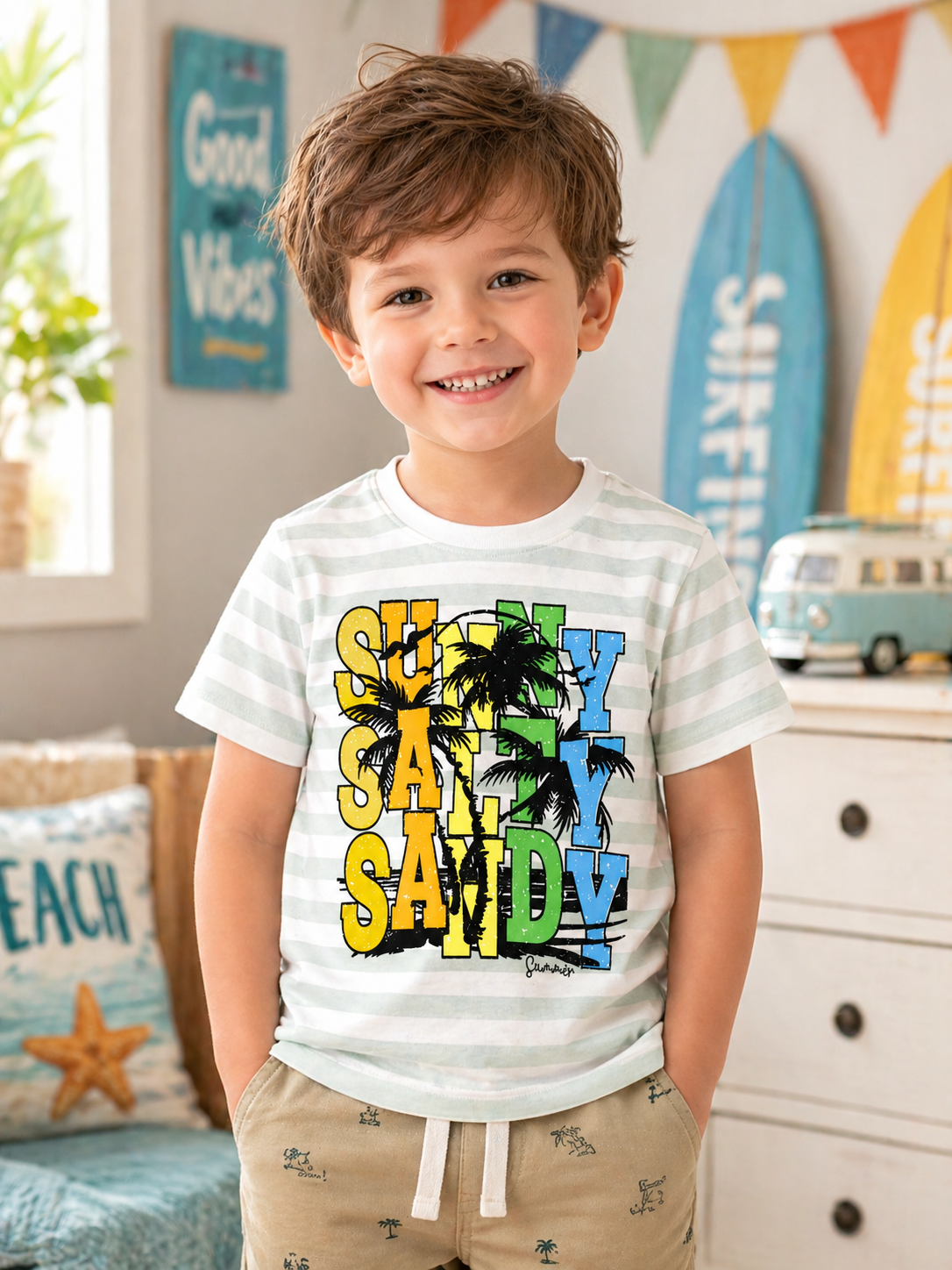 Sunny Salty Kids Tee