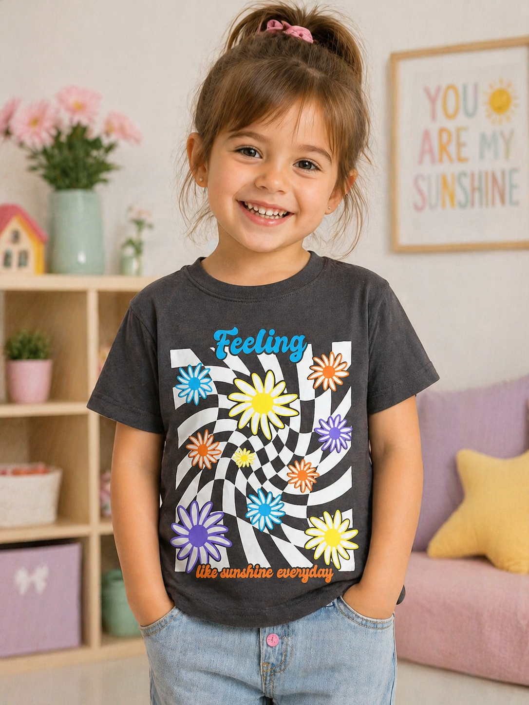 Feeling Print Kids Tee