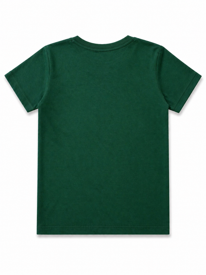 Green Smiles Words Kids Tee