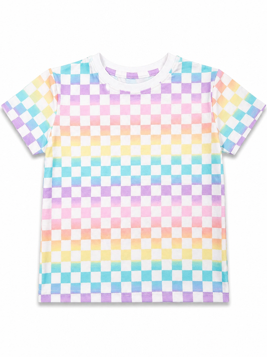 Rainbow Print Kids Tee