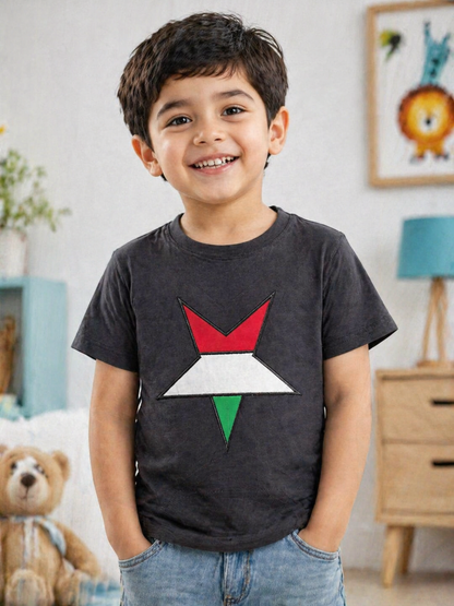 Star Print Kids Tee
