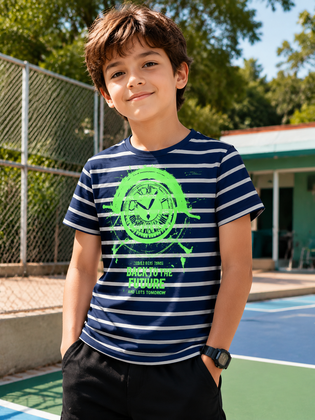 Clock Graphic Kids Tee